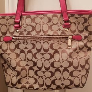 Coach signature purse